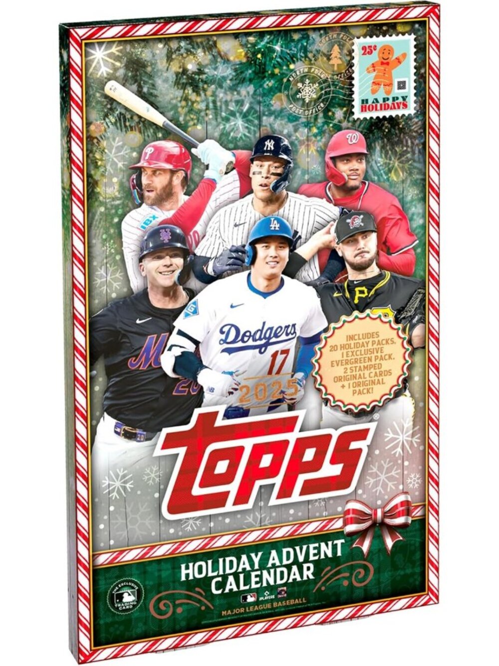 2025 Holiday MLB Baseball Advent Calendar - Factory Sealed Collectible Set